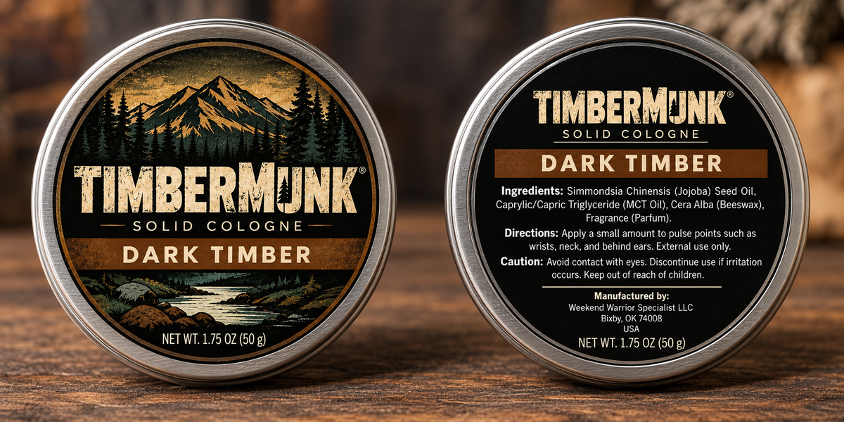 Dark Timber – Solid Cologne for Men